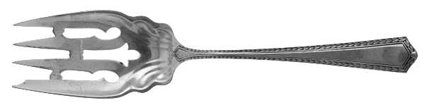 Laurel (Sterling, 1917) Small Solid Cold Meat Serving Fork