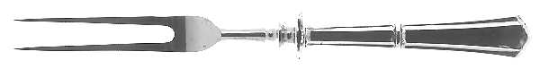 Liberty (Sterling, 1916) Small Steak Carving Fork with Stainless Prongs