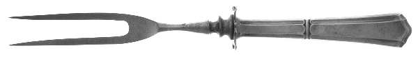 Liberty (Sterling, 1916) Small Steak Carving Fork with Stainless Prongs