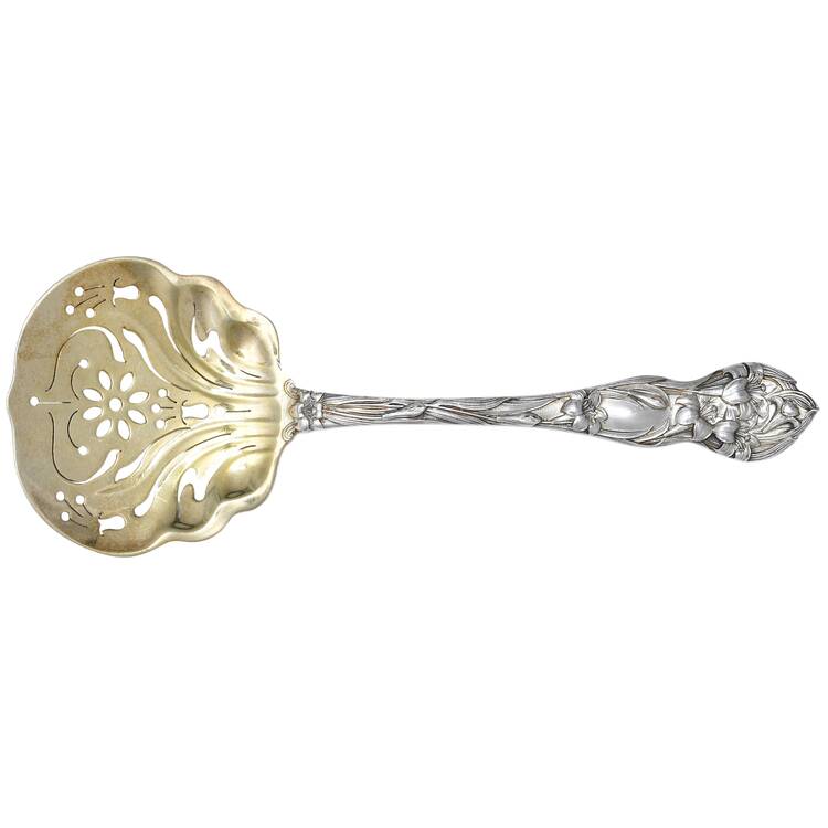Lily (Sterling, 1902, No Monograms) Small Tomato Server,  Solid Piece