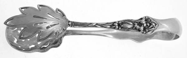 Lily (Sterling, 1902, No Monograms) Large Ice Serving Tongs