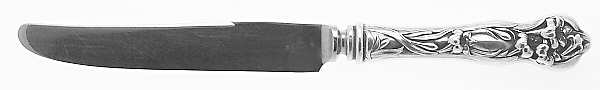 Lily (Sterling, 1902, No Monograms) New French Hollow Knife with Bolster