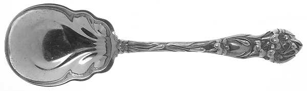 Lily (Sterling, 1902, No Monograms) Preserve Spoon