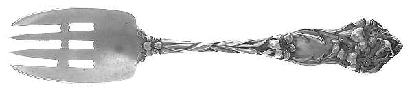 Lily (Sterling, 1902, No Monograms) Large Ramekin Fork