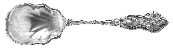 Lily (Sterling, 1902, No Monograms) Large Jelly Spoon