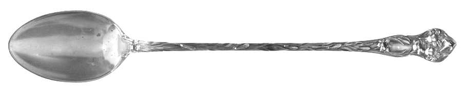 Lily (Sterling, 1902, No Monograms) Parfait Spoon (Solid Piece)