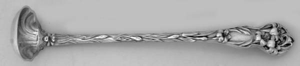 Lily (Sterling, 1902, No Monograms) Mustard Spoon