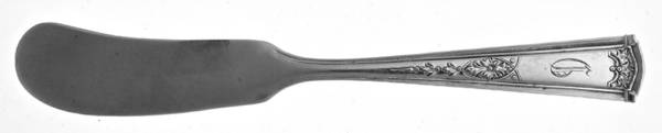 Martha Hilton (Sterling, 1914) Flat Handle Butter Spreader
