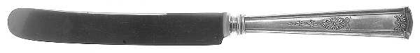 Martha Hilton (Sterling, 1914) Monogramed Old French Hollow Knife with Bolster
