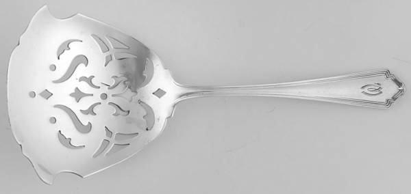 Marlborough (Sterling, 1918) Solid Bon Bon Spoon with Pierced Bowl