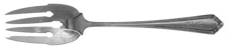 Marlborough (Sterling, 1918) Fork-Cold Meat/Servg-Sm/Solid