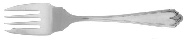 Martha Washington (Sterling, 1912) Individual Solid Fish Fork