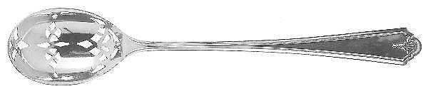 Martha Washington (Sterling, 1912) Pierced Bowl Short Handle Olive Spoon
