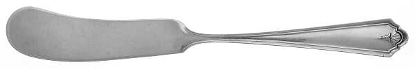 Martha Washington (Sterling, 1912) Flat Handle Butter Spreader