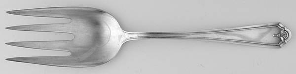 Martha Washington (Sterling, 1912) Solid Salad Serving Fork