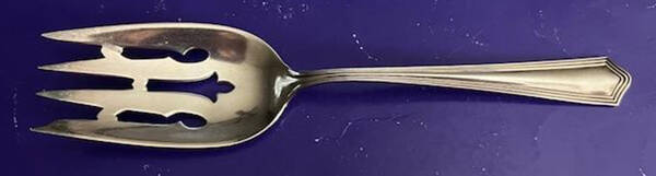 Mayflower (Sterling, 1914) Small Solid Cold Meat Serving Fork