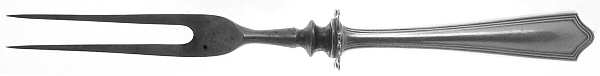 Mayflower (Sterling, 1914) Small Steak Carving Fork with Stainless Prongs
