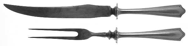 Mayflower (Sterling, 1914) Small Stainless Blade 2-Piece Steak Carving Set