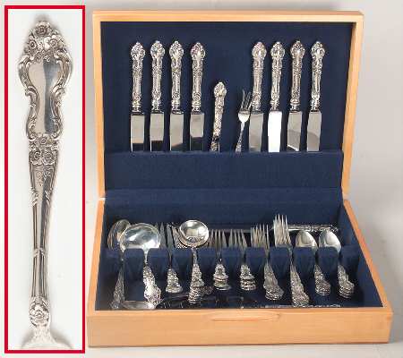 Meadow Rose (Sterling, 1907, No Monos) 49 Piece Set