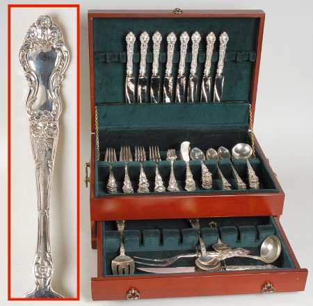 Meadow Rose (Sterling, 1907, No Monos) 70 Piece Set