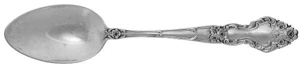 Meadow Rose (Sterling, 1907, No Monos) Five O'Clock Teaspoon