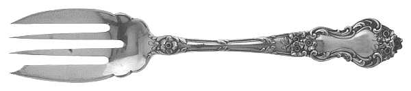 Meadow Rose (Sterling, 1907, No Monos) Pastry Fork