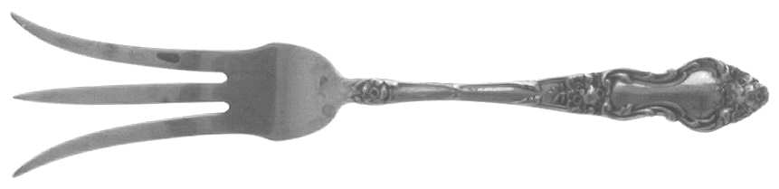 Meadow Rose (Sterling, 1907, No Monos) Lemon Fork