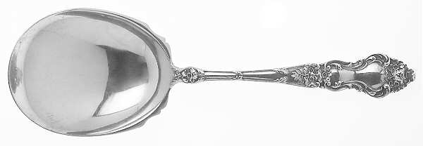 Meadow Rose (Sterling, 1907, No Monos) Preserve Spoon