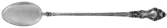 Meadow Rose (Sterling, 1907, No Monos) Iced Tea Spoon