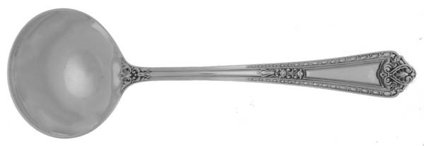 Navarre (Sterling, 1908) Round Bowl Soup Spoon (Bouillon)