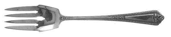Navarre (Sterling, 1908) Individual Solid Fish Fork