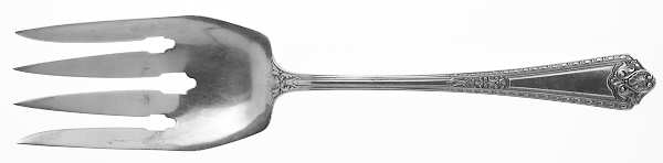 Navarre (Sterling, 1908) Large Solid Fish Serving Fork