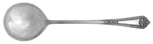 Navarre (Sterling, 1908) Round Bowl Soup Spoon (Cream Soup)