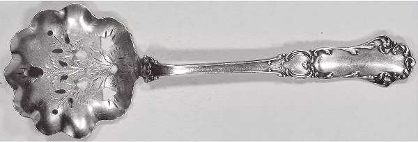 Oakland-Arkeba (Sterling) Solid Bon Bon Spoon with Pierced Bowl