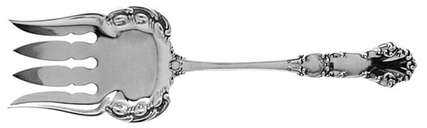 Oakland-Arkeba (Sterling) Small Solid Cold Meat Serving Fork