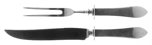 Old Colony (Sterling, 1922) Small Stainless Blade 2-Piece Steak Carving Set