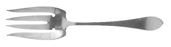 Old Colony (Sterling, 1922) Small Solid Cold Meat Serving Fork