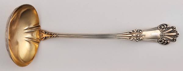 Olympia (Sterling, 1903, No Monogram) Oyster Ladle Solid Piece