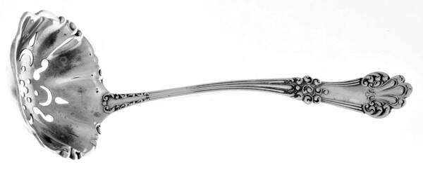 Olympia (Sterling, 1903, No Monogram) Large Sugar Sifter