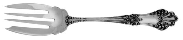 Olympia (Sterling, 1903, No Monogram) Individual Solid Fish Fork
