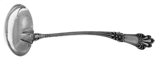 Olympia (Sterling, 1903, No Monogram) Oyster Ladle Solid Piece