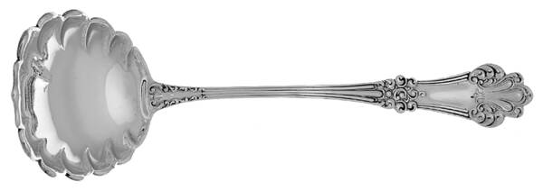 Olympia (Sterling, 1903, No Monogram) Solid Piece Cream Ladle