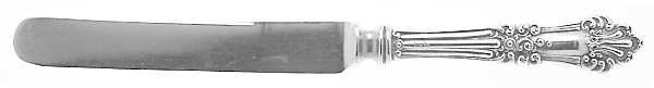 Olympia (Sterling, 1903, No Monogram) Old French Hollow Knife with Bolster