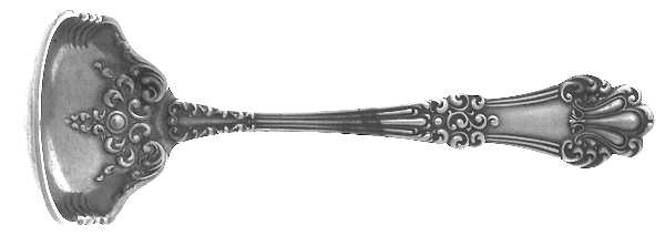 Olympia (Sterling, 1903, No Monogram) Ladle-Cream/Solid Piece-Small