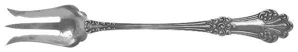 Olympia (Sterling, 1903, No Monogram) Cocktail/Seafood Fork