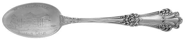 Olympia (Sterling, 1903, No Monogram) Souvenir Spoon (Five O'Clock)