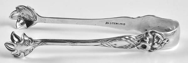 Orchid (Sterling, 1903) Small Sugar Tongs