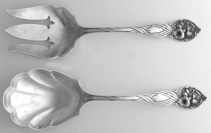 Orchid (Sterling, 1903) (2 Pc) Solid Salad Set