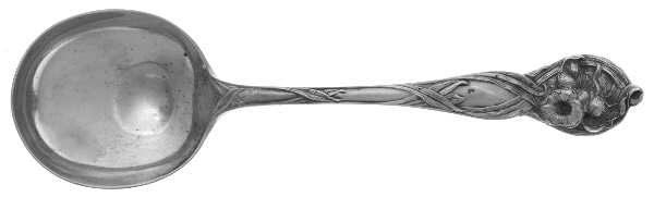 Orchid (Sterling, 1903) Round Bowl Soup Spoon (Cream Soup)