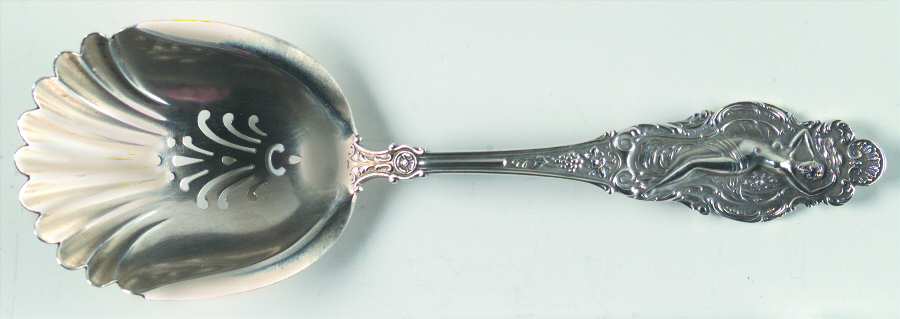 Phoebe (Sterling, 1895) Pierced Almond Spoon